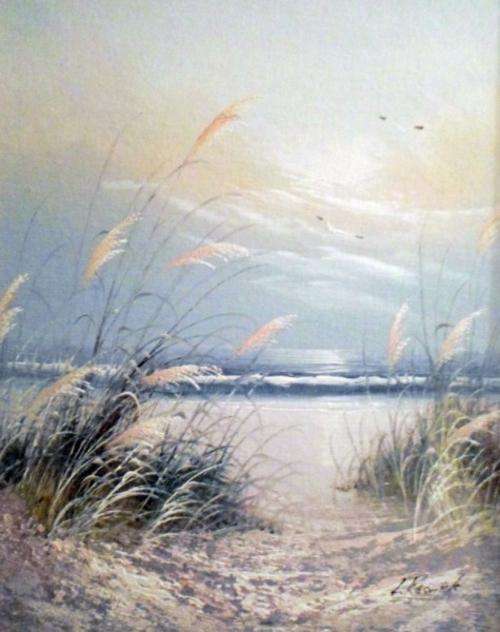 L Keswick - Seascape - Stunning oil - Giveaway price!!